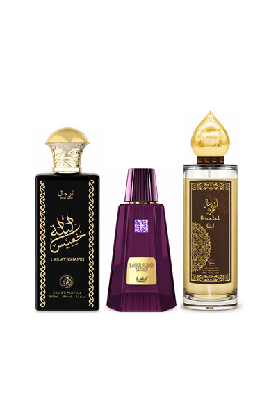 MANASIK Set 3 parfumuri Manasik, Lailat Khamis + Morado Luxe + Oriental Oud, ...