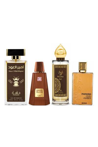 MANASIK Set 4 Manasik, Ameer al Oud Original + Liquid Blaze + Oriental Oud + ...