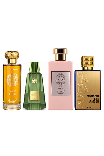 MANASIK Set 4 Manasik, Hissa Harmony + Lush Pistachio + Malikat al Arab Rose ...