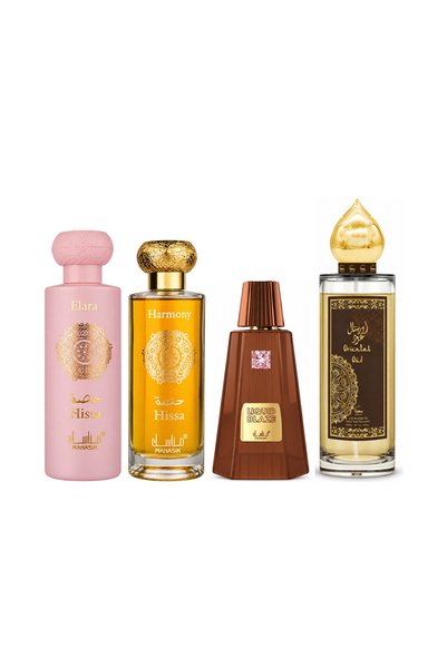 MANASIK Set 4 parfumuri Manasik, Hissa Elara + Hissa Harmony + Liquid Blaze +...
