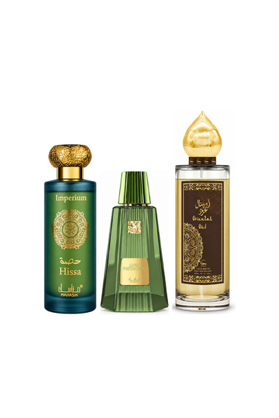 MANASIK Set 3 parfumuri Manasik, Hissa Imperium + Lush Pistachio + Oriental O...