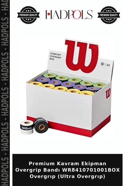HadPols Premium Kavram Ekipman Overgrip Bandı WR8410701001BOX Overgrıp (Ultra Overgrıp)