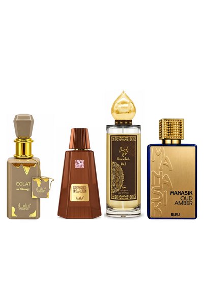 MANASIK Set 4 parfumuri Manasik, Eclat + Liquid Blaze + Oriental Oud + Oud Am...