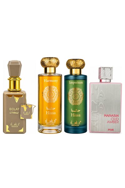 MANASIK Set 4 parfumuri Manasik, Eclat + Hissa Harmony + Hissa Imperium + Oud...