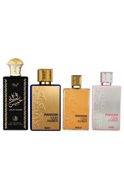 MANASIK Set 4 Manasik, Lailat Khamis + Oud Amber Bleu + Oud Amber Gold + Oud ...