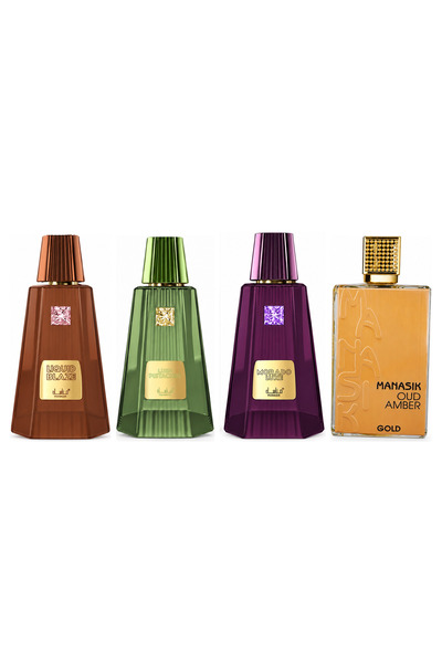 MANASIK Set 4 parfumuri Manasik, Liquid Blaze + Lush Pistachio + Morado Luxe ...