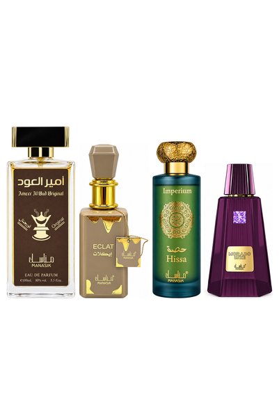 MANASIK Set 4 parfumuri Manasik, Ameer al Oud Original + Eclat + Hissa Imperi...