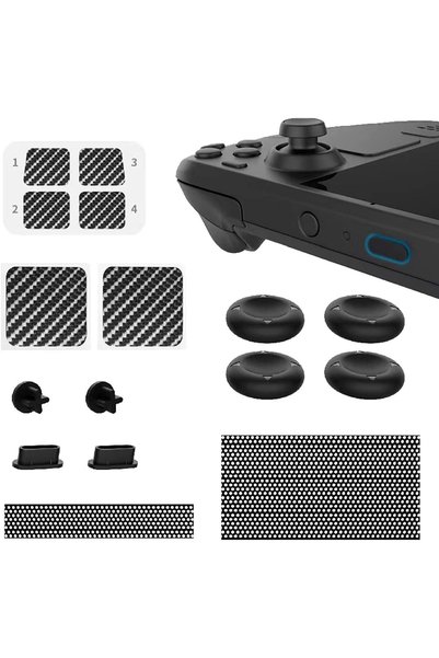 JOYZZZ Deck Stickers, Anti-Slip Grip Skin Set, Protective Touchpad Stickers w...