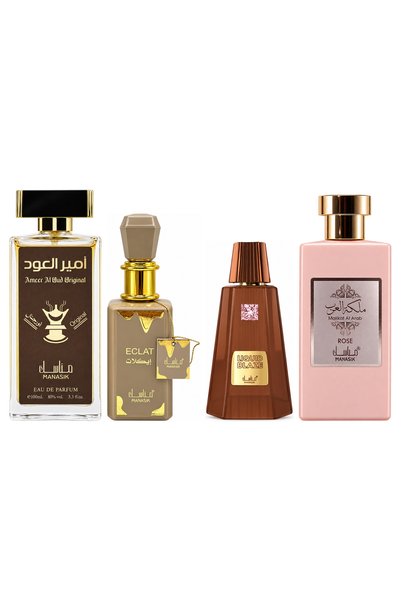 MANASIK Set 4 Manasik, Ameer al Oud Original + Eclat + Liquid Blaze + Malikat...