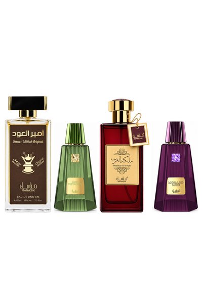 MANASIK Set 4 Manasik, Ameer al Oud Original + Lush Pistachio + Malikat al Ar...