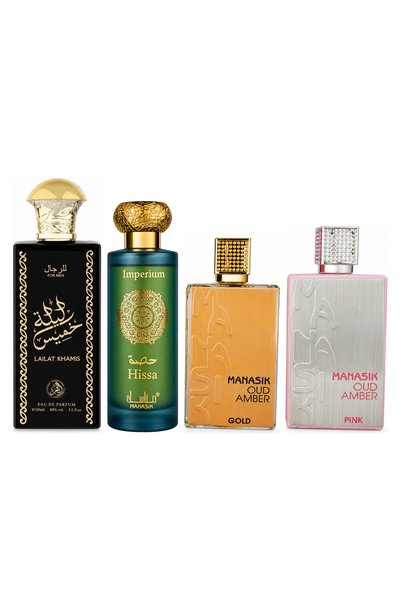MANASIK Set 4 Manasik, Lailat Khamis + Hissa Imperium + Oud Amber Gold + Oud ...