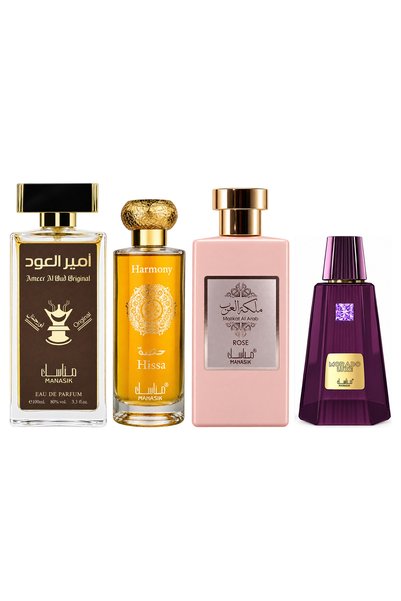 MANASIK Set 4 parfumuri Manasik, Ameer al Oud Original + Hissa Harmony + 2 pa...