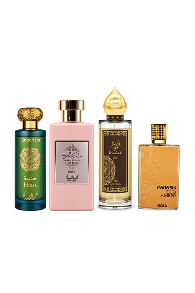 MANASIK Set 4 Manasik, Hissa Imperium + Malikat al Arab Rose + Oriental Oud +...