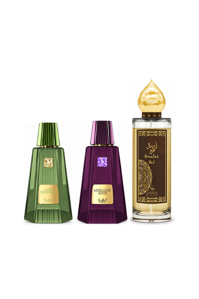 MANASIK Set 3 parfumuri Manasik, Lush Pistachio + Morado Luxe + Oriental Oud,...