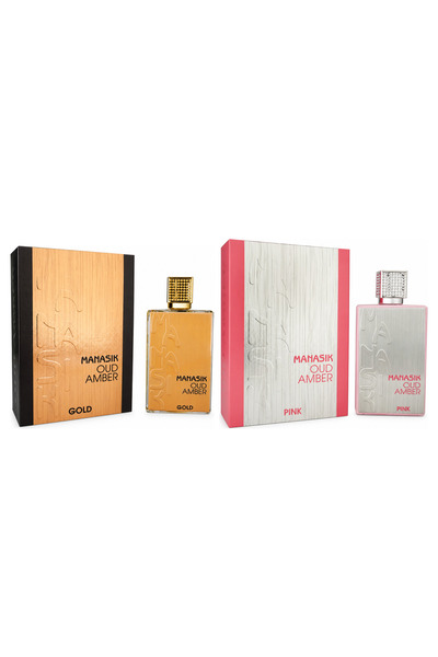 MANASIK Set 2 parfumuri Manasik, Oud Amber Gold + Oud Amber Pink, EDP, 2 x 10...