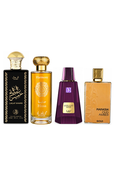 MANASIK Set 4 parfumuri Manasik, Lailat Khamis + Hissa Harmony + Morado Luxe ...