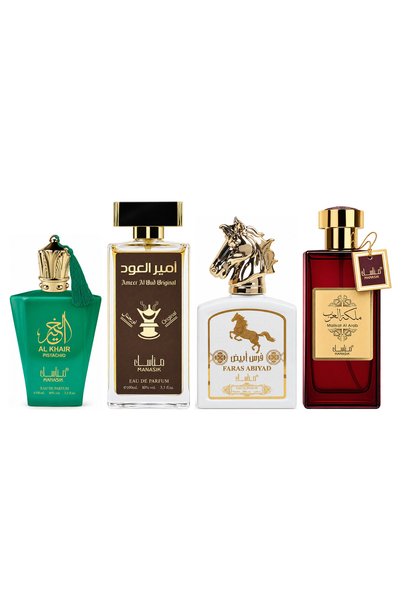 MANASIK Set 4 parfumuri Manasik, Al Baraka Pistachio + Ameer al Oud Original ...