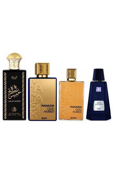 MANASIK Set 4 parfumuri Manasik, Lailat Khamis + Oud Amber Bleu + Oud Amber G...
