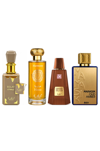 MANASIK Set 4 parfumuri Manasik, Eclat + Hissa Harmony + Liquid Blaze + Oud A...