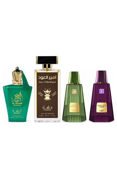 MANASIK Set 4 parfumuri Manasik, Al Baraka Pistachio + Ameer al Oud Original ...