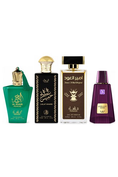 MANASIK Set 4 Manasik, Al Baraka Pistachio + Lailat Khamis + Ameer al Oud Ori...