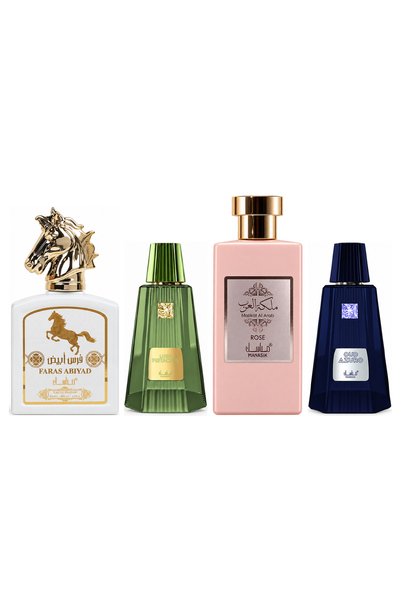 MANASIK Set 4 Manasik, Faras Abiyad + Lush Pistachio + Malikat al Arab Rose +...