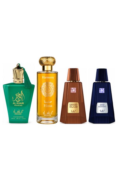MANASIK Set 4 parfumuri Manasik, Al Baraka Pistachio + Hissa Harmony + Liquid...