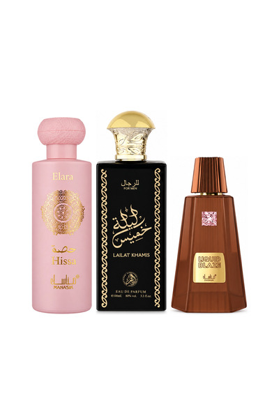 MANASIK Set 3 parfumuri Manasik, Hissa Elara + Lailat Khamis + Liquid Blaze, ...