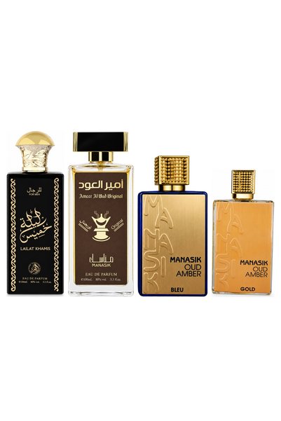 MANASIK Set 4 Manasik, Lailat Khamis + Ameer al Oud Original + Oud Amber Bleu...