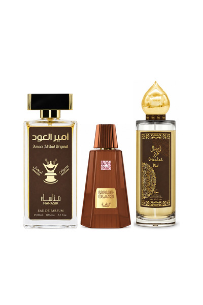 MANASIK Set 3 parfumuri Manasik, Ameer al Oud Original + Liquid Blaze + Orien...