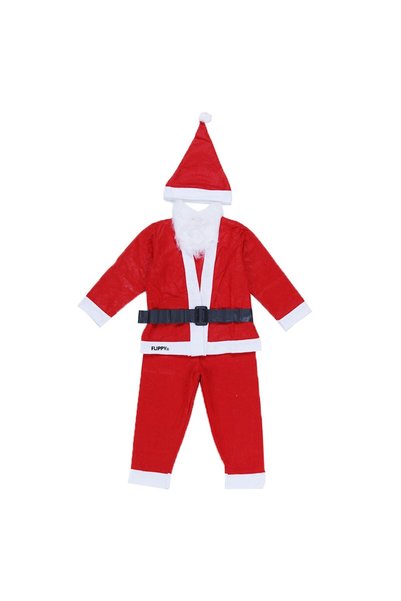 OEM Costum Moș Crăciun pentru băieți, set 5 piese, din material polar, 4-6 an...