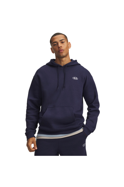 Under Armour Hanorac cu glugă din fleece Rival pentru bărbați, 80% bumbac/20%...