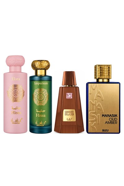 MANASIK Set 4 parfumuri Manasik, Hissa Elara + Hissa Imperium + Liquid Blaze ...