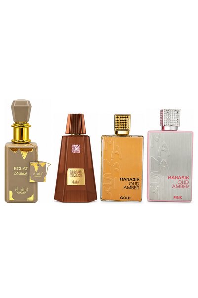 MANASIK Set 4 parfumuri Manasik</DNTCTMS>, Eclat + Liquid Blaze</DNTCTMS> + O...