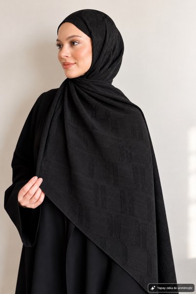 BONASERA EŞARP Women's Modest Shawl: Naia Lyocell-Cotton Shawl, 75x210 cm