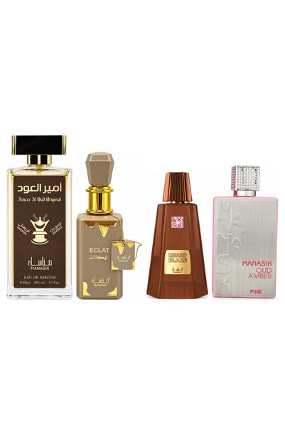 MANASIK Set 4 parfumuri Manasik, Ameer al Oud Original + Eclat + Liquid Blaze...