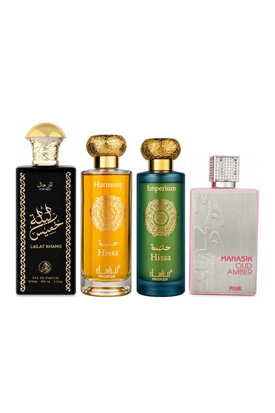 MANASIK Set 4 parfumuri Manasik, Lailat Khamis + Hissa Harmony + Hissa Imperi...