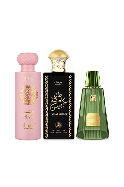 MANASIK Set 3 parfumuri Manasik, Hissa Elara + Lailat Khamis + Lush Pistachio...