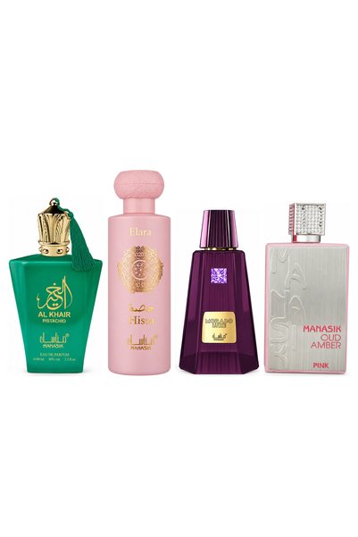 MANASIK Set 4 Manasik, Al Baraka Pistachio + Hissa Elara + Morado Luxe + Oud ...
