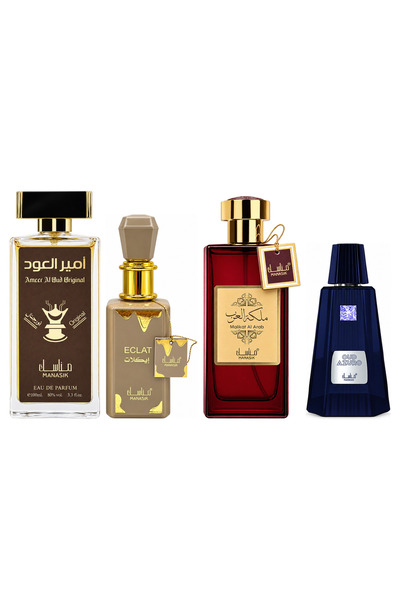 MANASIK Set 4 parfumuri Manasik, Ameer al Oud Original + Eclat + Malikat al A...