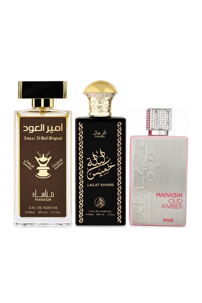 MANASIK Set 3 parfumuri Manasik, Ameer al Oud Original + Lailat Khamis + Oud ...