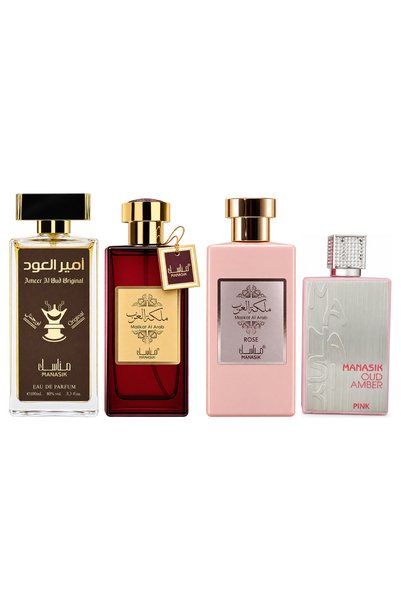 MANASIK Set 4 parfumuri Manasik, Ameer al Oud Original + Malikat al Arab + 2 ...