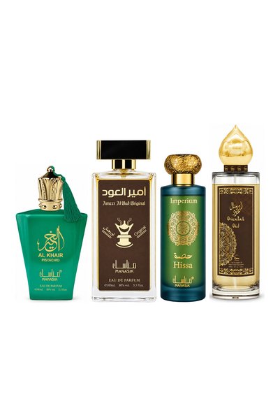 MANASIK Set 4 parfumuri Manasik, Al Baraka Pistachio + Ameer al Oud Original ...