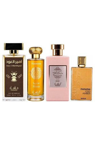 MANASIK Set 4 parfumuri Manasik, Ameer al Oud Original + Hissa Harmony + 2 pa...