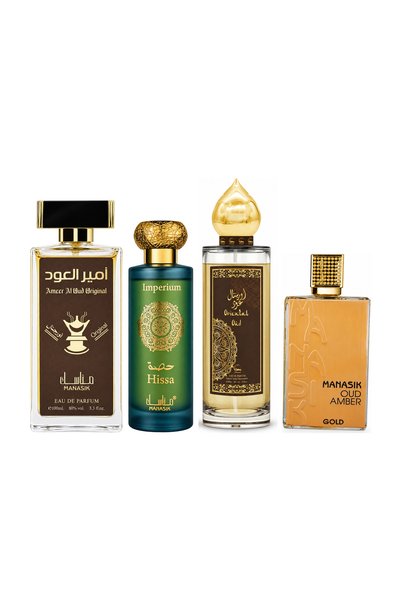 MANASIK Set 4 Manasik, Ameer al Oud Original + Hissa Imperium + Oriental Oud ...