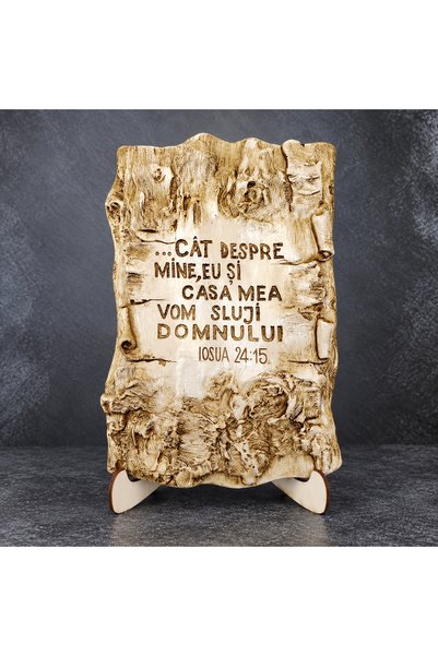 CREATIVITATEPLUS Decoratiune ceramica Binecuvantarea Casei, cu agatatoare si ...