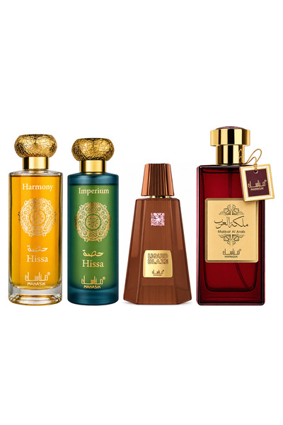 MANASIK Set 4 parfumuri Manasik, Hissa Harmony + Hissa Imperium + Liquid Blaz...