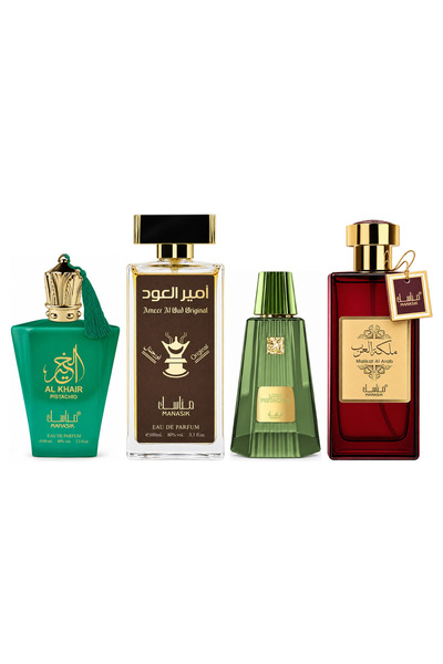 MANASIK Set 4 parfumuri Manasik, Al Baraka Pistachio + Ameer al Oud Original ...