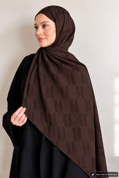 BONASERA EŞARP Women's Modest Shawl: Naia Lyocell-Cotton Shawl, 75x210 cm