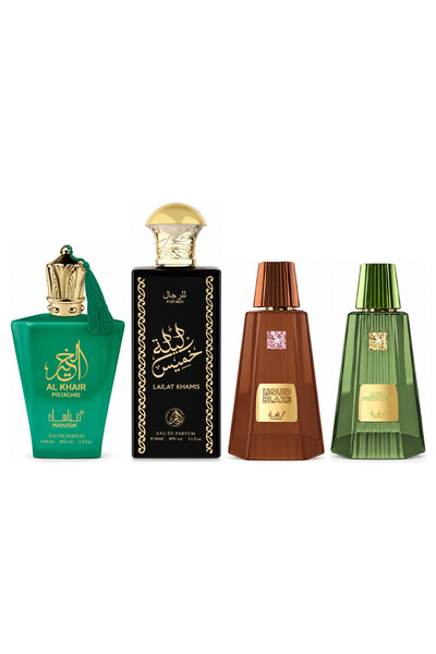 MANASIK Set 4 Manasik, Al Baraka Pistachio + Lailat Khamis + Liquid Blaze + L...
